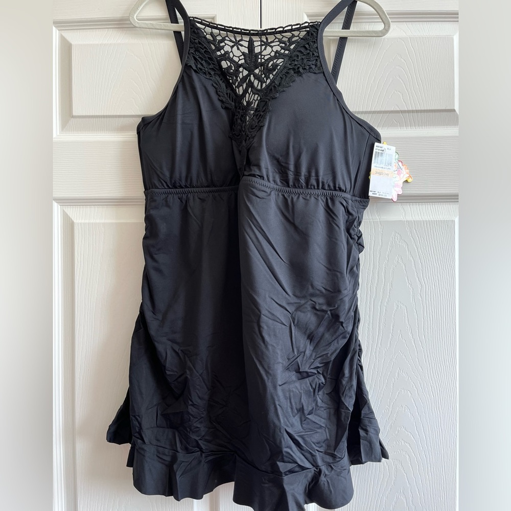 ✨SALE✨ Swimsuits For All Skirted Swimsuit with Lace Detail- NWT